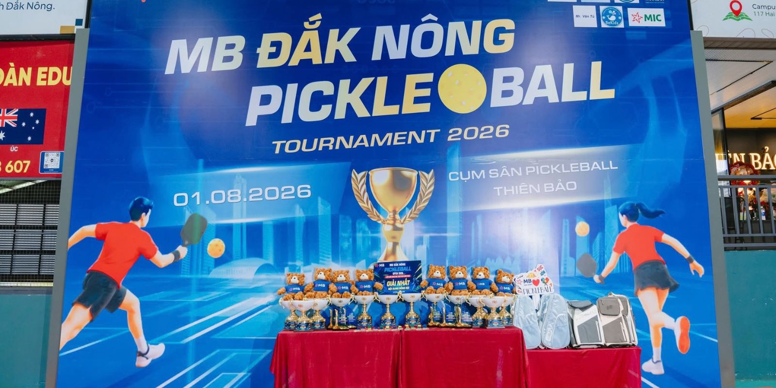 Royal Gift đồng hành cùng giải pickleball ngân hàng MB Đăk Nông