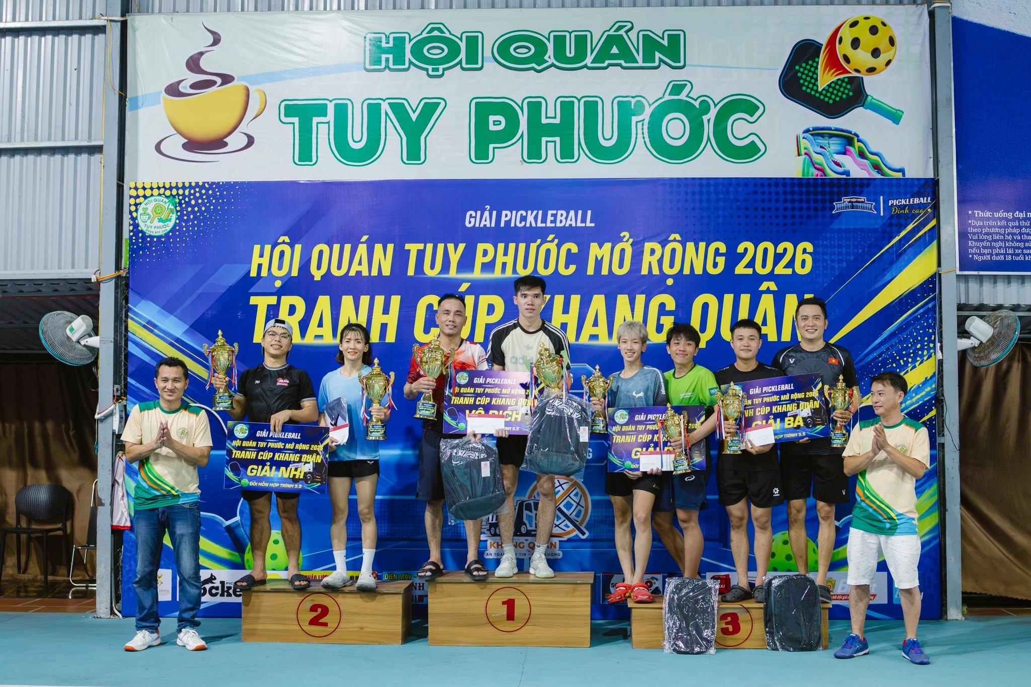 THÁNG 7 RỰC CHÁY: GIẢI ĐẤU PICKLEBALL HỘI QUÁN TUY PHƯỚC MỞ RỘNG 2026 TRANH CUP KHANG QUÂN 