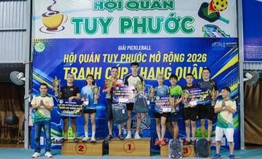 Giải Pickleball Hội Quán Tuy Phước 2026 | Cúp Khang Quân