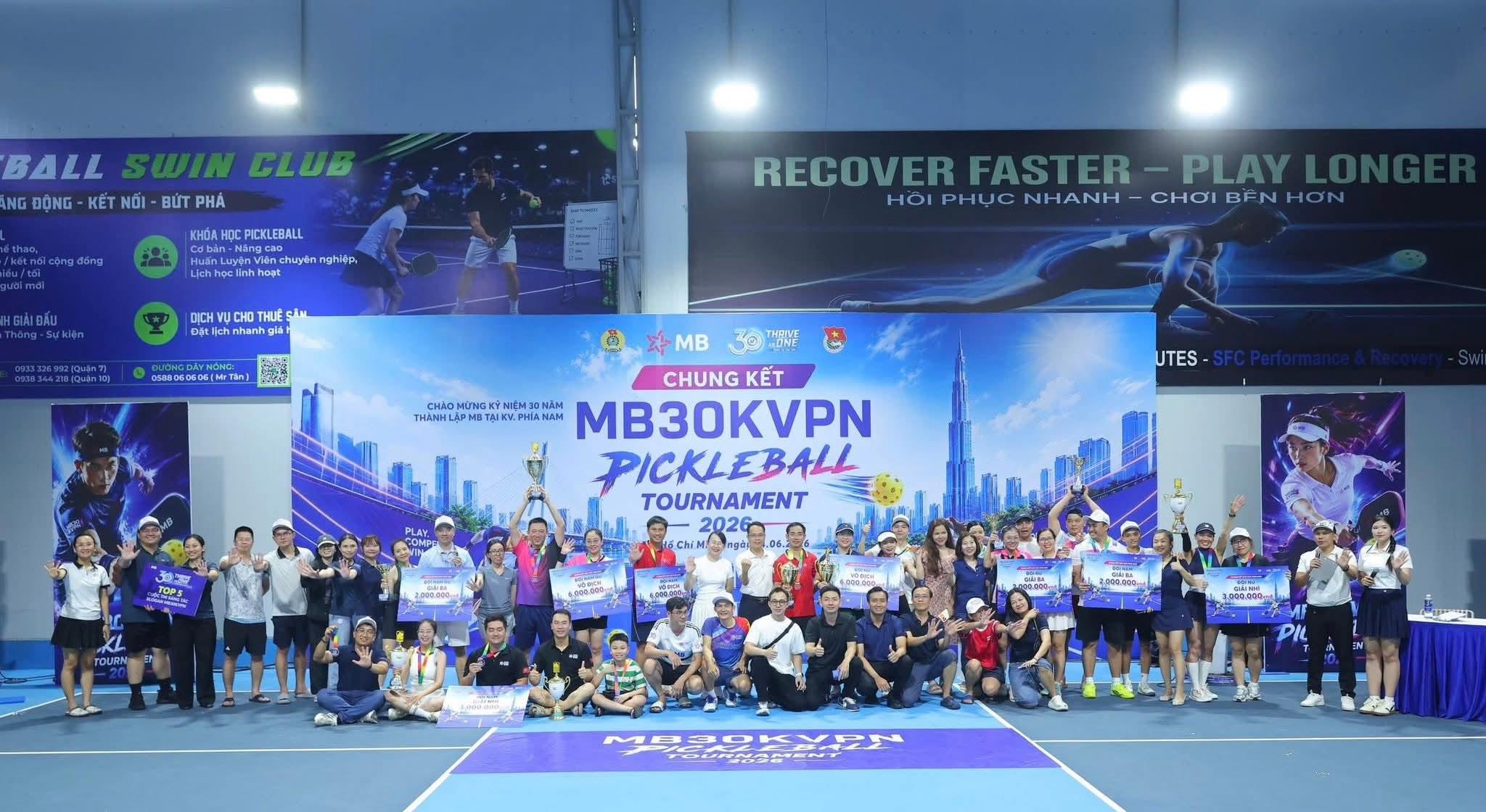 MB30KVPN PICKLEBALL TOURNAMENT 2026 - DẤU ẤN THỂ THAO TRONG HÀNH TRÌNH 30 NĂM THÀNH LẬP 
